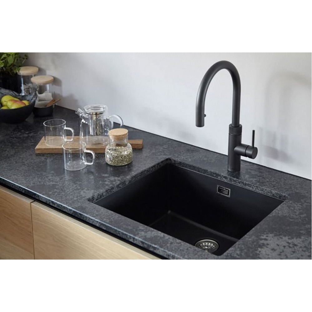 Мойка SCHOCK Greenwich 60 Cristadur (подстольный монтаж) серебристый камень