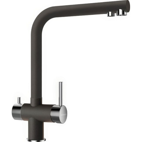 Смеситель SCHOCK Wellus New, Cristadur серебристый камень