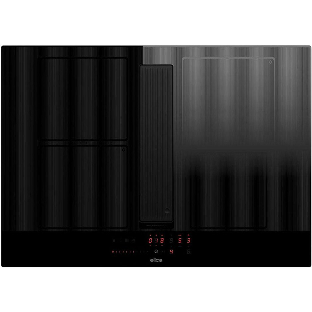 Индукционная стеклокерамич. панель с вытяжкой Elica NIKOLATESLA VELVET BL/A/72