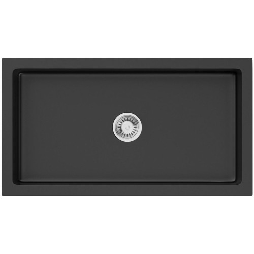 Кухонная мойка OMOIKIRI Mikura 83-BL Natceramic/черный (арт.4997081)