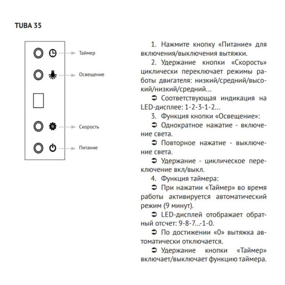 Вытяжка Kuppersberg TUBA 35 X