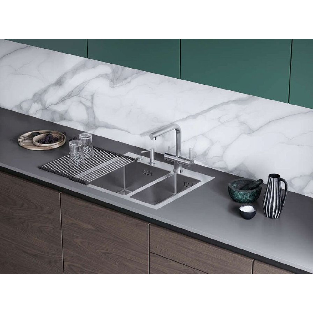 Мойка Akisame 60-2-IN-L нерж.сталь/нержавеющая сталь(арт.4993775)