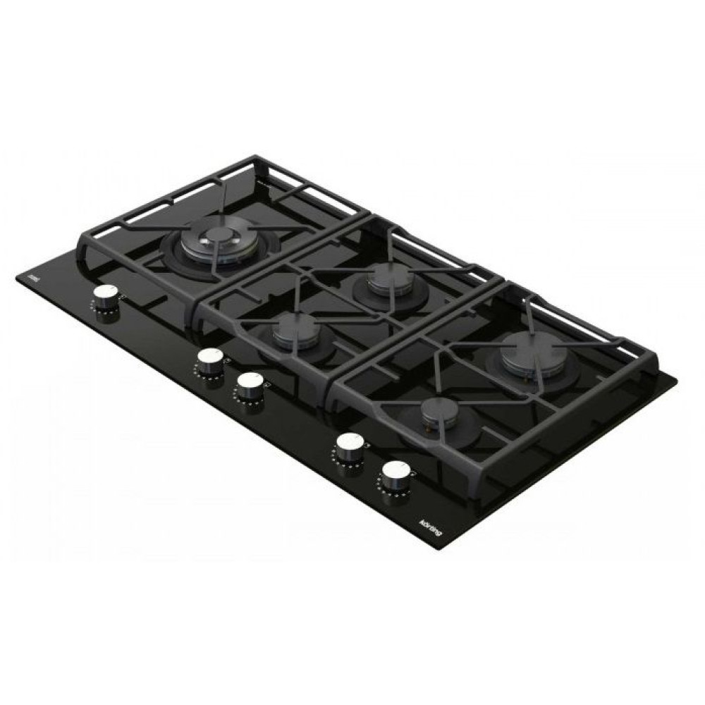 Газовая стеклянная варочная панель Korting HGG 9987 CTN FLC