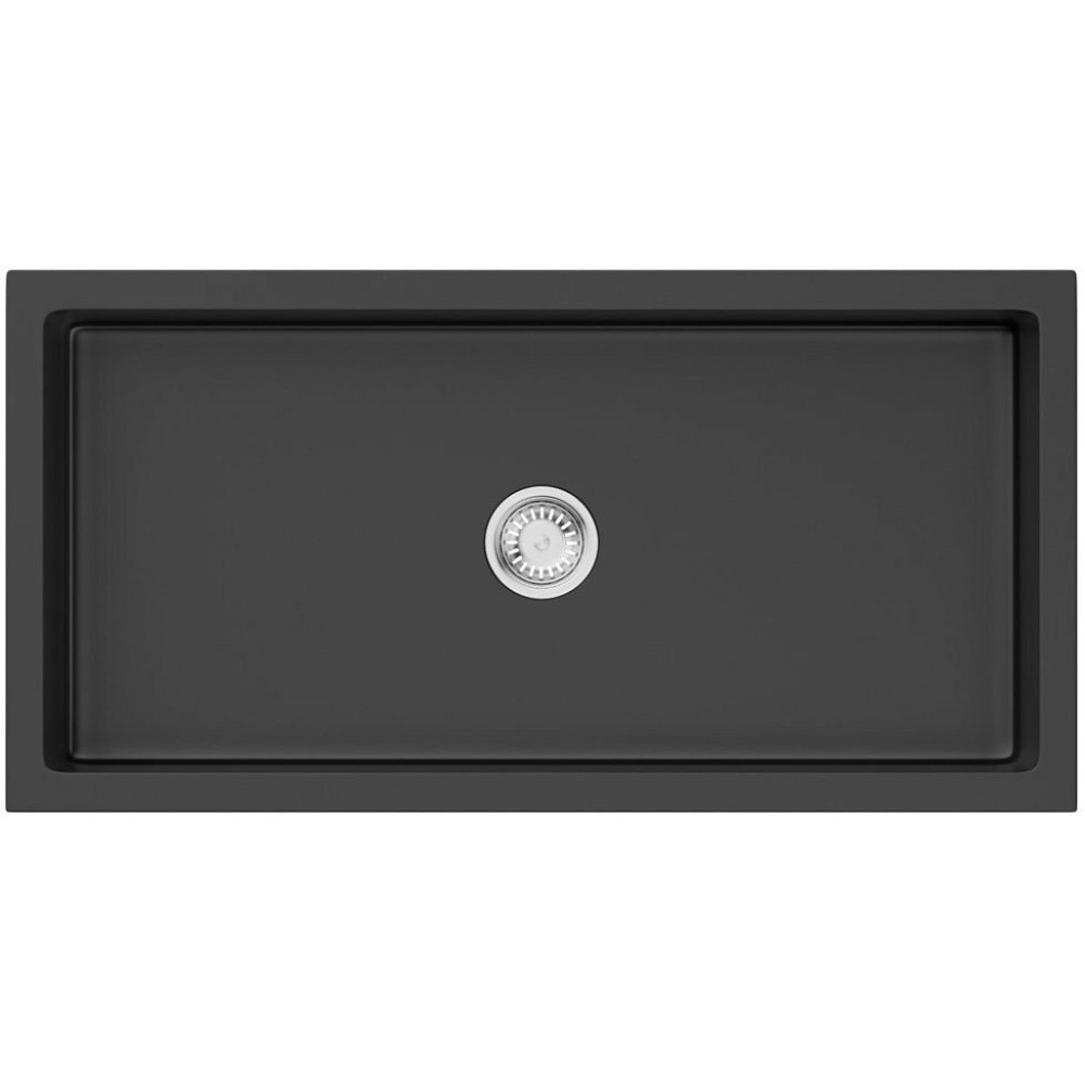 Кухонная мойка OMOIKIRI Mikura 91-BL Natceramic/черный (арт.4997087)