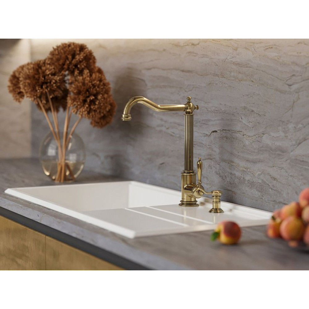 Смеситель Toshima-SI латунь/античное серебро(арт.4994326)