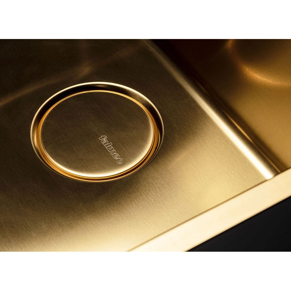 Мойка Falmec COMO 50 CM PVD GOLD (FLUSH/TOPMOUNT/UNDERMOUNT)