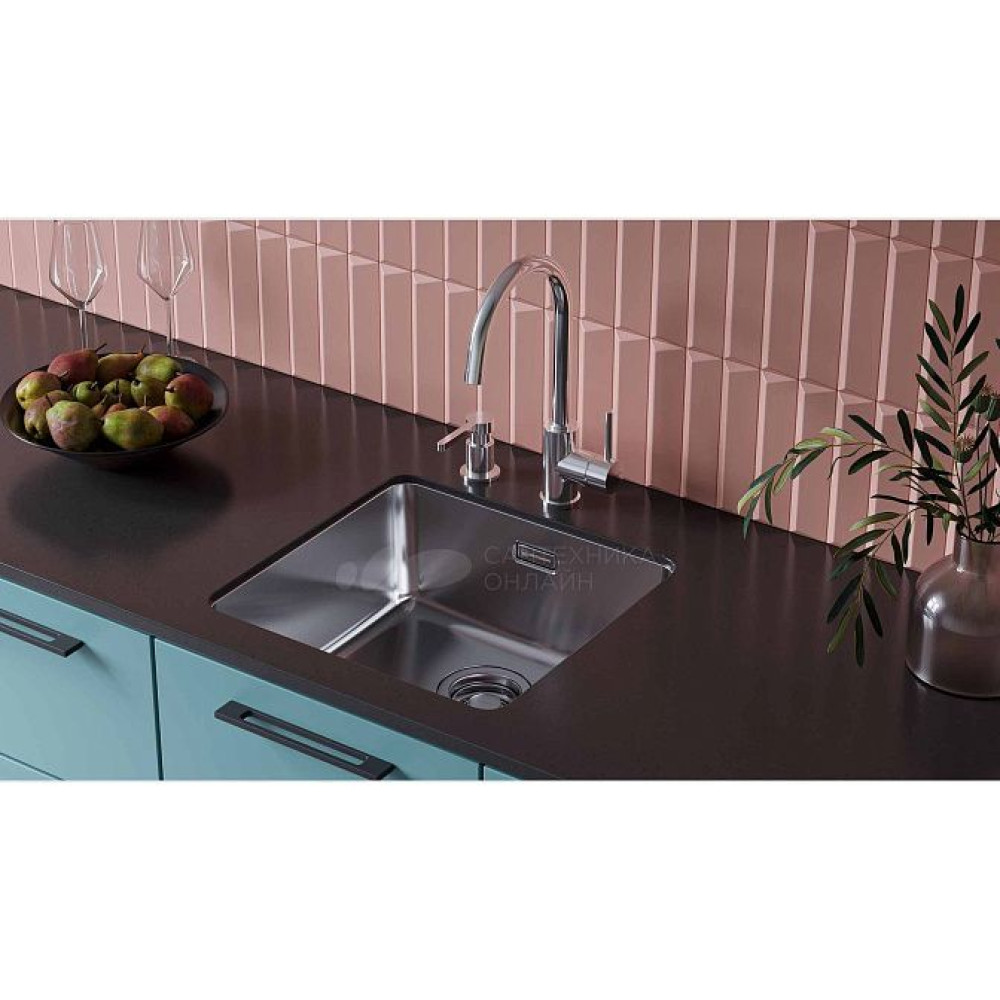Кухонная мойка OMOIKIRI Omi 43-U/I-IN Ultra нерж.сталь/нержавеющая сталь