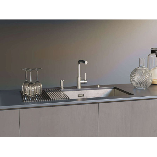 Смеситель Omoikiri Nakagawa 2 Plus-GR латунь/Leningrad Grey