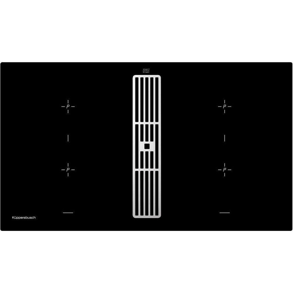 Индукционная стеклокерамич. панель Kuppersbusch KMI 9850.0 SR Silver Chrome