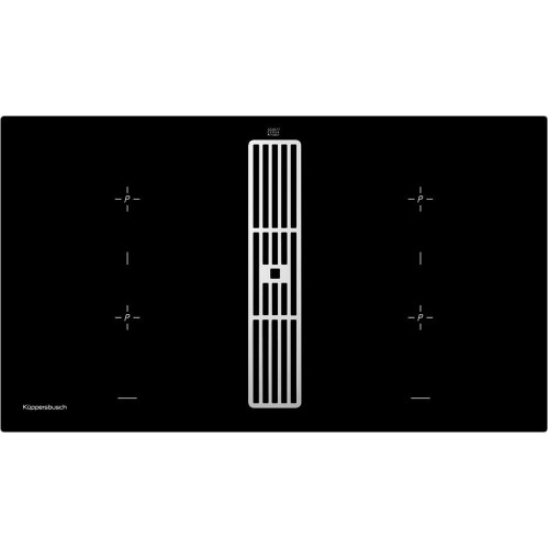 Индукционная стеклокерамич. панель Kuppersbusch KMI 9850.0 SR Silver Chrome