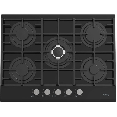 Газовая стеклянная варочная панель Korting HGG 7835 CTN