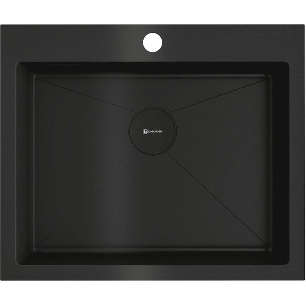 Мойка Akisame 59-GB нерж.сталь/графит(арт.4997014)