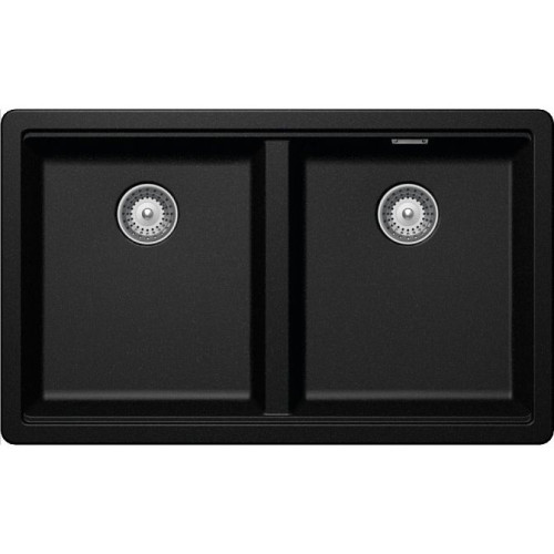 Мойка SCHOCK Greenwich 80-2 Cristadur (подстольный монтаж) магма