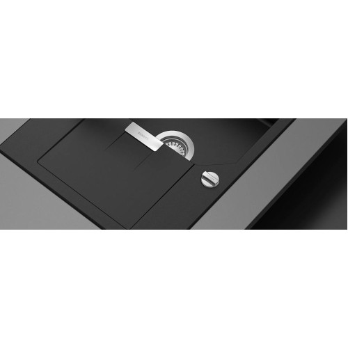 Мойка SCHOCK Manhattan 45 D Cristalite корз.клапан 690x510 оникс