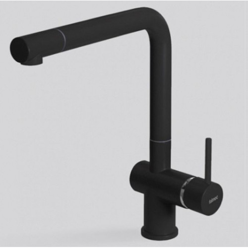 Смеситель Falmec ISEO CORNER BLACK (однорычажный, чёрный)