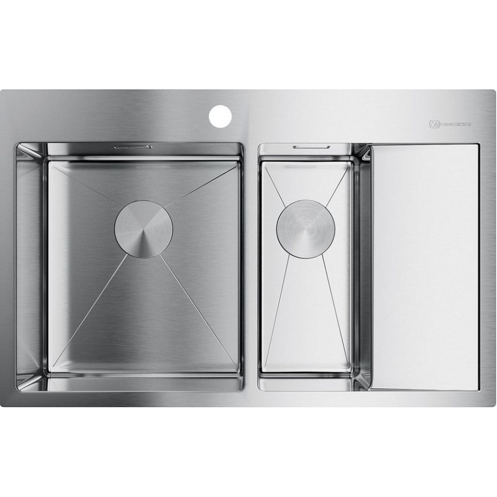 Мойка Akisame 78-2-IN-L нерж.сталь/нержавеющая сталь(арт.4973062)