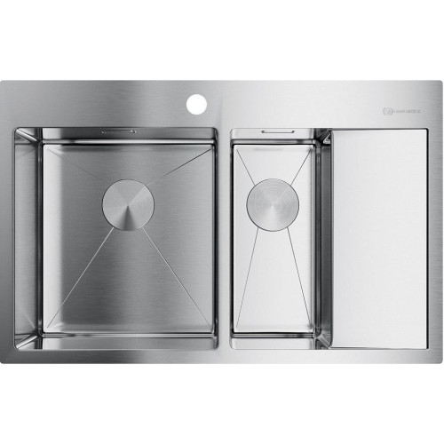 Мойка Akisame 78-2-IN-L нерж.сталь/нержавеющая сталь(арт.4973062)