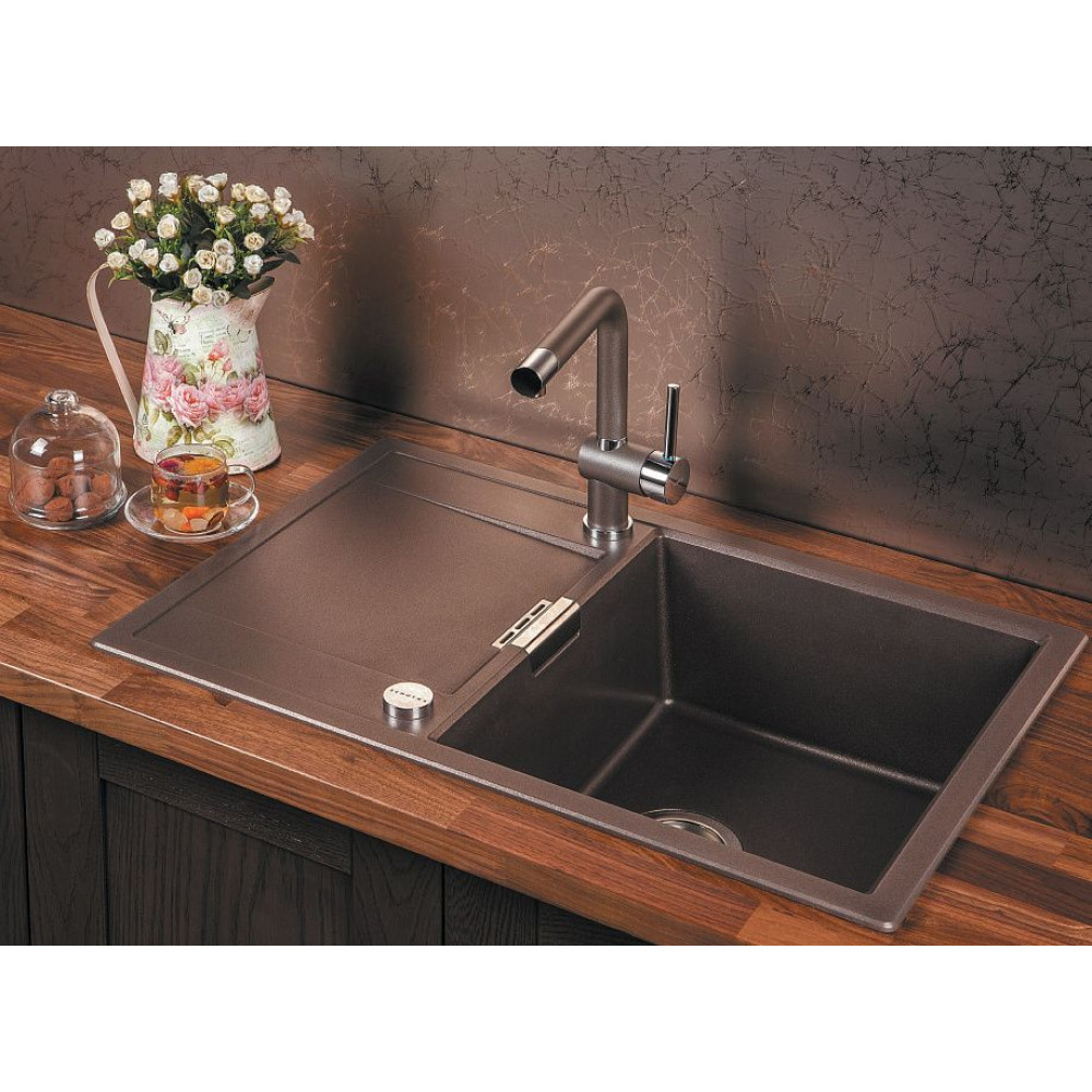 Мойка SCHOCK Eton 50 D Cristadur серебристый камень