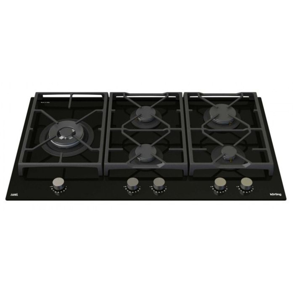 Газовая стеклянная варочная панель Korting HGG 9987 CTN FLC