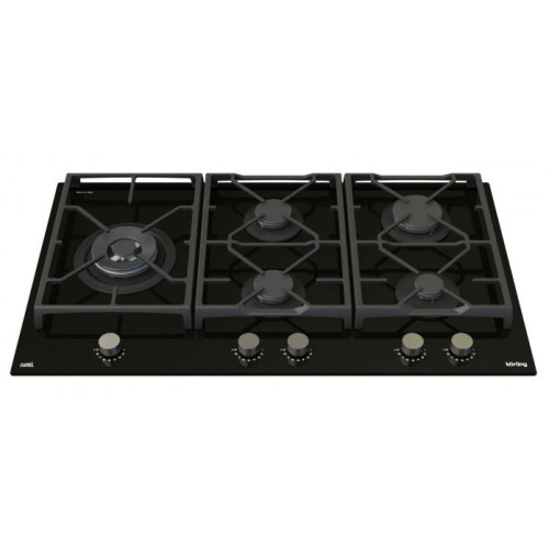 Газовая стеклянная варочная панель Korting HGG 9987 CTN FLC