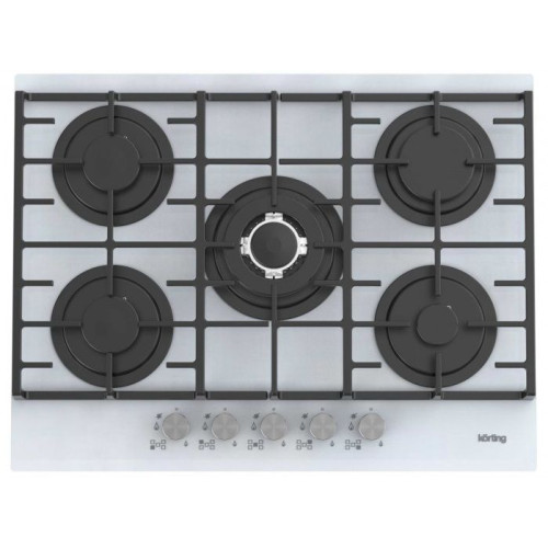 Газовая стеклянная варочная панель Korting HGG 7835 CTW