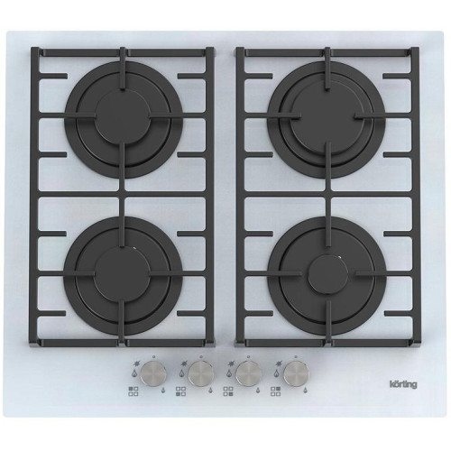 Газовая стеклянная варочная панель Korting HGG 6805 CW