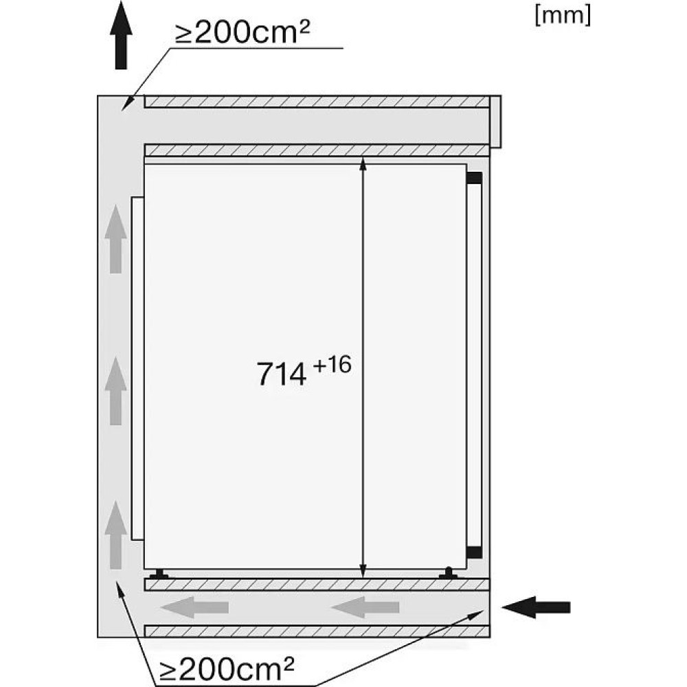 Встраиваемый морозильник Miele FNS 7040 D