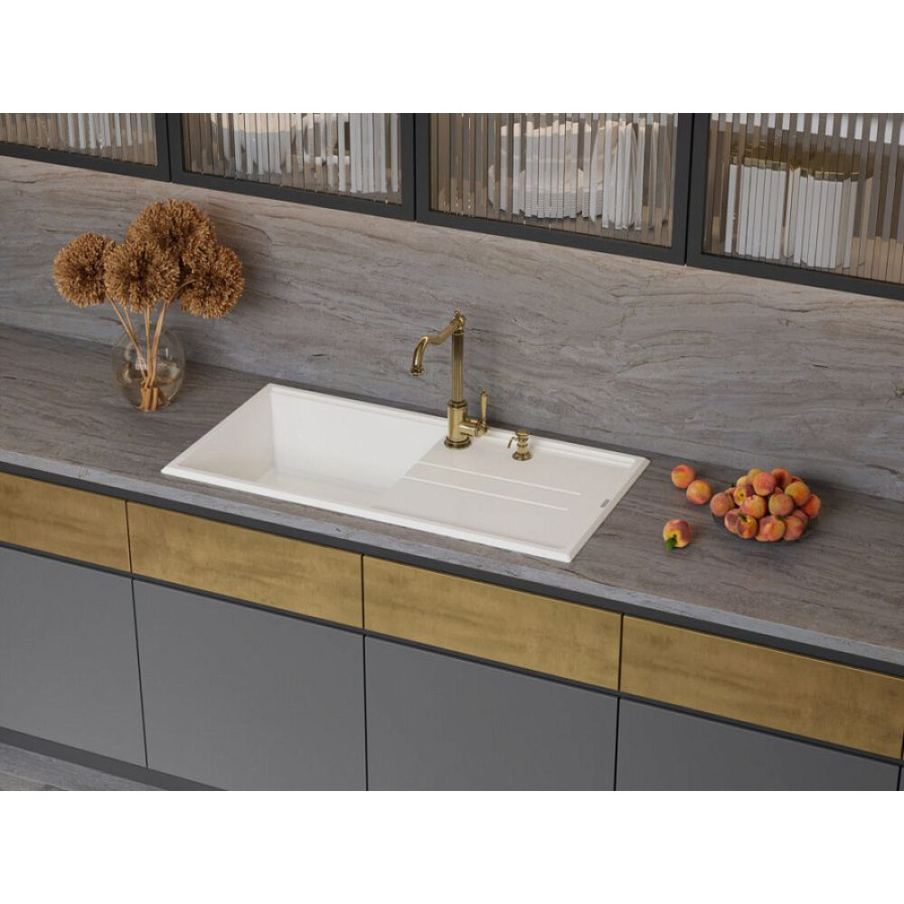 Мойка Omoikiri Tedori 100-PL Tetogranit/платина