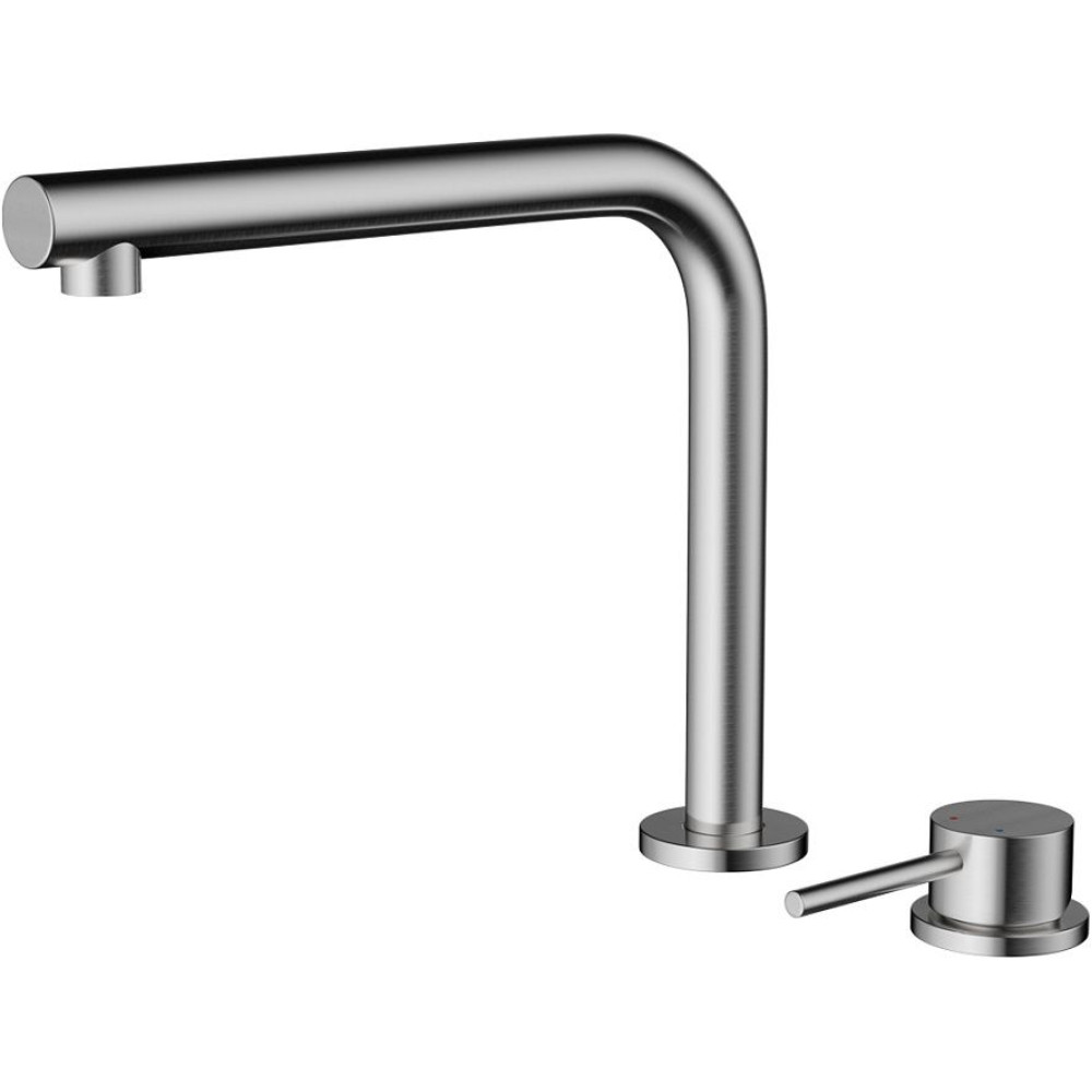 Смеситель Omoikiri Nara-BN латунь/нержавеющая сталь