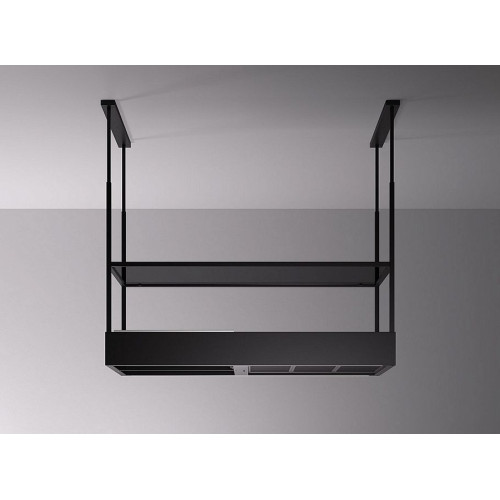 Вытяжка Falmec SPAZIO IS.130 NERO (островная, 130 см, матовый чёрный)