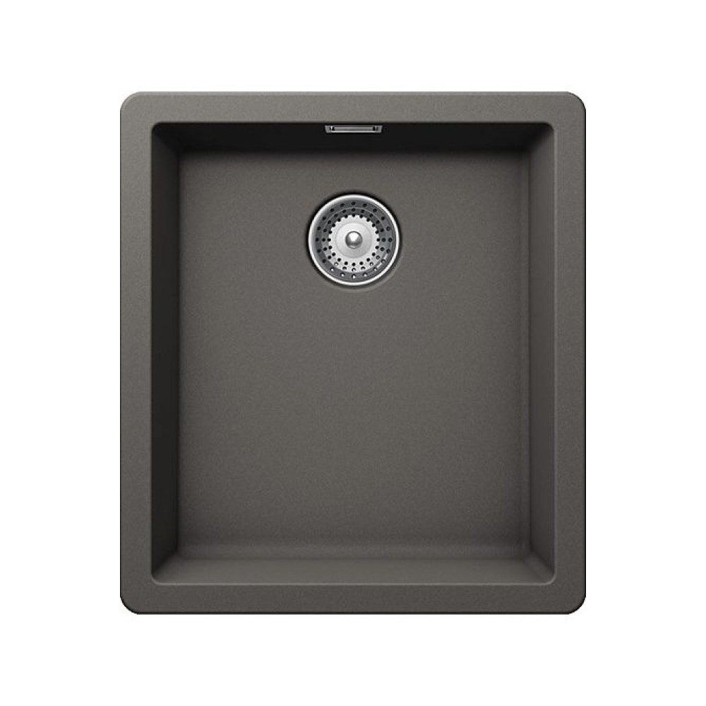 Мойка SCHOCK Greenwich 45 Cristadur 406х456 (подстольный монтаж) серебристый камень