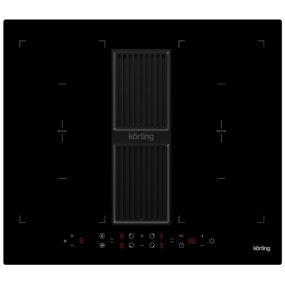 Варочная панель с интегрированной вытяжкой Korting HIBH 68980 NB