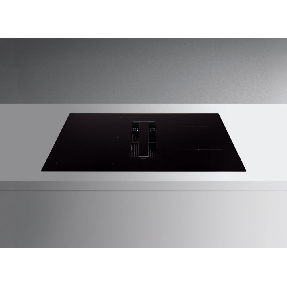 Индукционная стеклокерамич. панель Falmec ZERO EASY 84 VETRO NERO (вытяжка+индукция) для рециркуляции