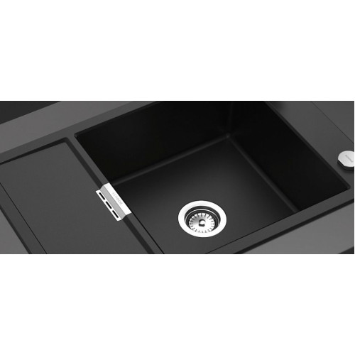 Мойка SCHOCK Eton 60 D Small Cristadur 780х510 серебристый камень