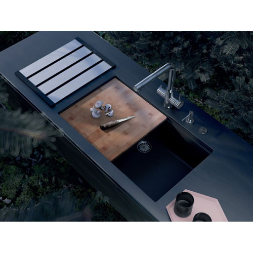 Смеситель SCHOCK Vitus, Cristalite сталь/баварский камень