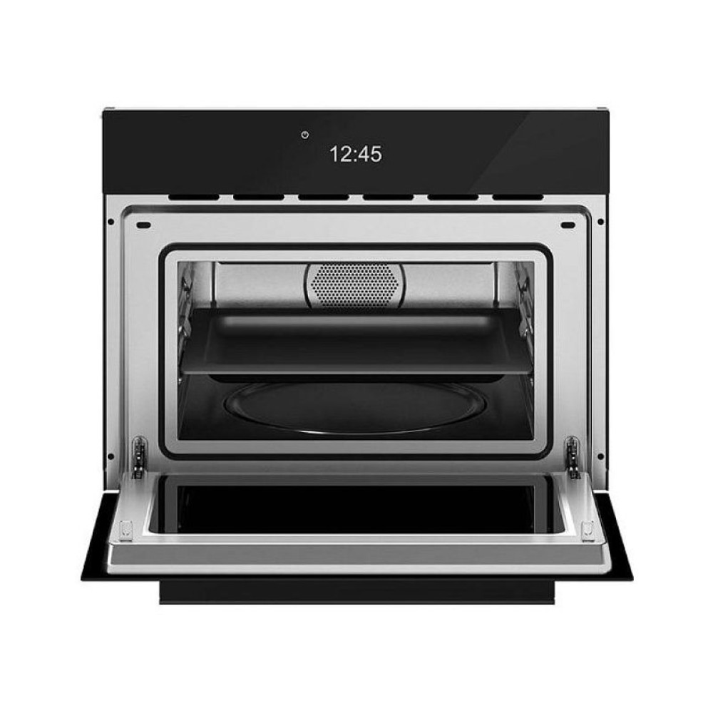 Компактный дух.шкаф с СВЧ Bertazzoni FMOD4077MTB1 Чёрное стекло