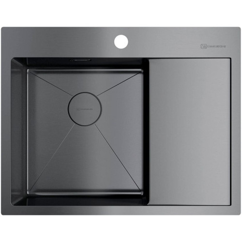 Мойка Akisame 65-GM-L нерж.сталь/вороненая сталь(арт.4973097)