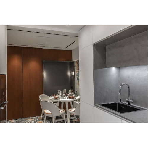 Мойка Omoikiri Akisame 59-GM нерж.сталь/вороненая сталь(арт.4973096)