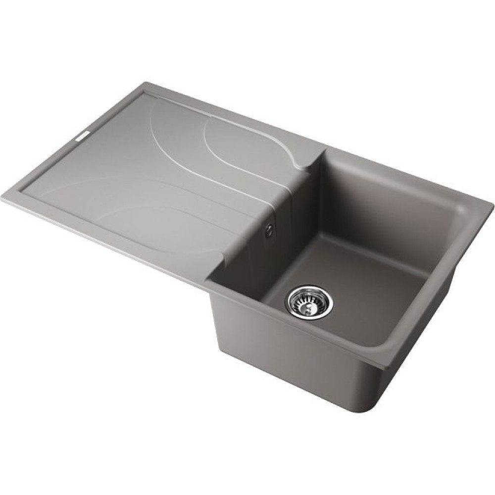 Мойка Omoikiri Yasugata 86-GR Tetogranit/Leningrad grey