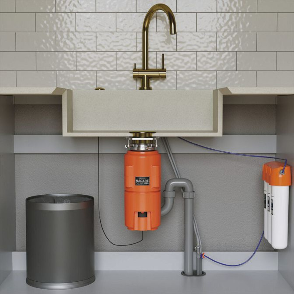 Измельчитель пищевых отходов Omoikiri Nagare Slim 1250-AZ