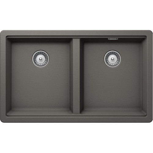 Мойка SCHOCK Greenwich 80-2 Cristadur серебристый камень